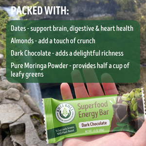 Moringa Energy Bar - Dark Chocolate
