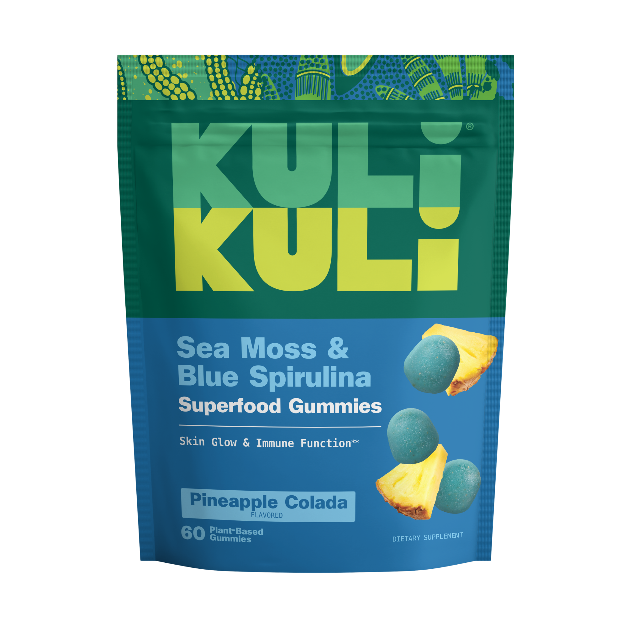 Sea Moss & Blue Spirulina Superfood Gummies – Kuli Kuli Foods