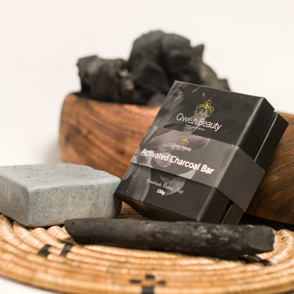 Moringa Oil and Activated Charcoal Soap Bar