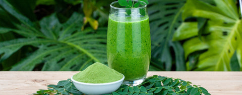 Basic Green Moringa Smoothie
