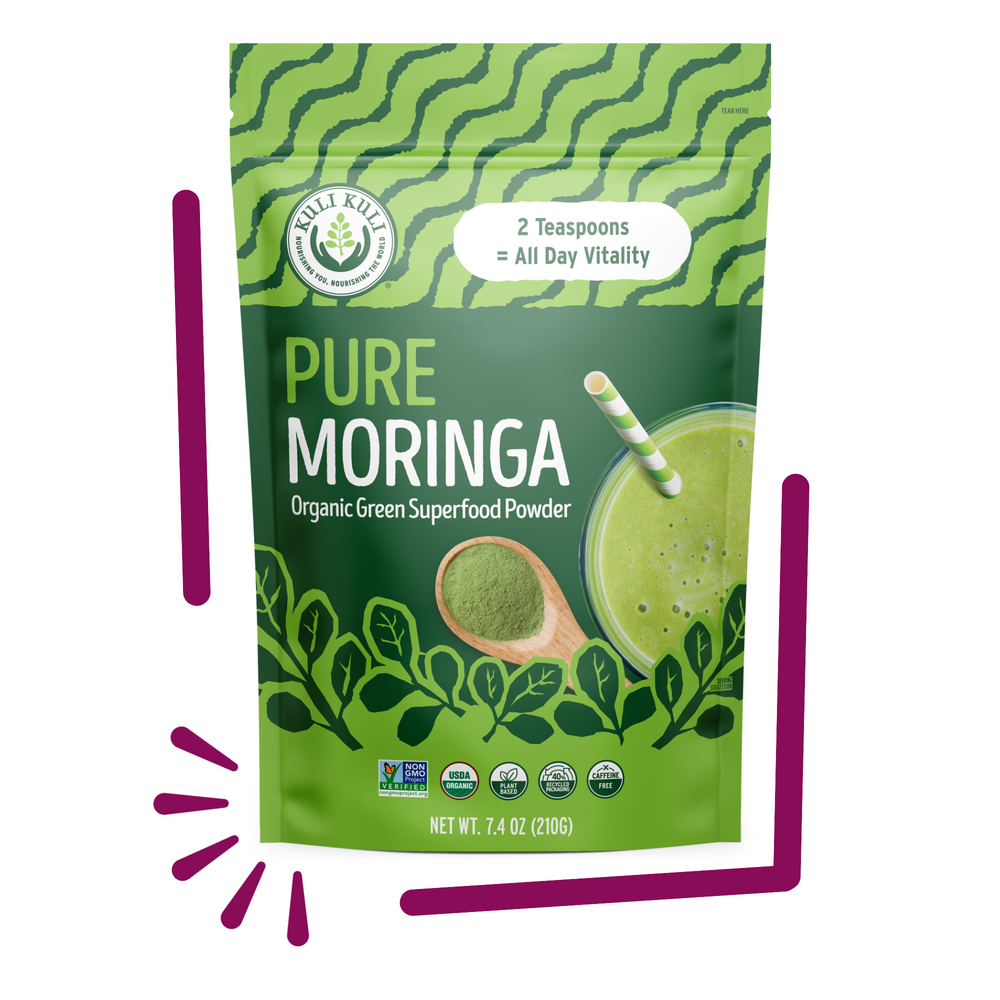 Organic Pure Moringa Powder (7.4 oz)