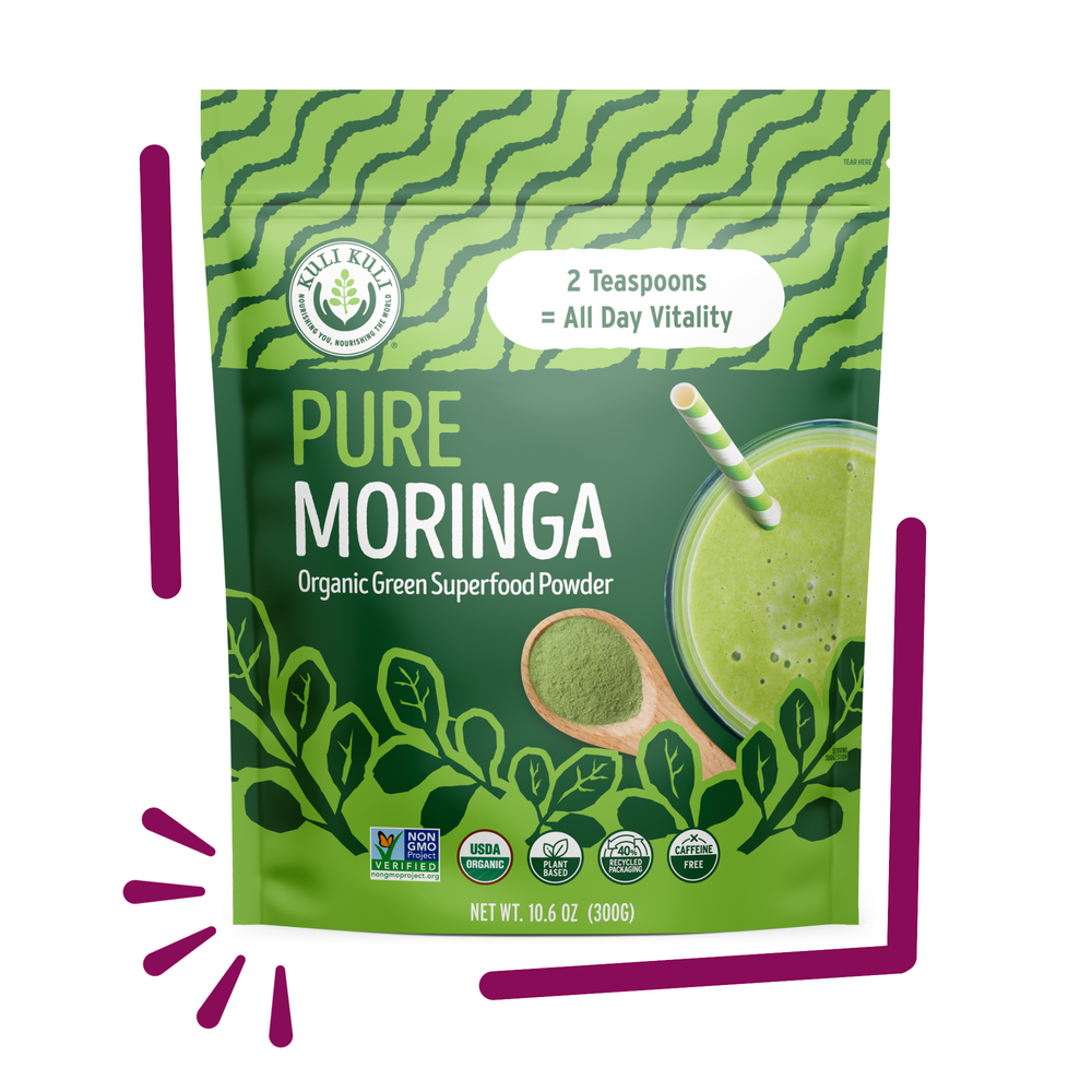 Organic Pure Moringa Powder (10.6 oz)
