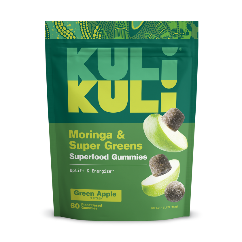 Kuli Kuli Superfood Gummies - Green Apple Flavor