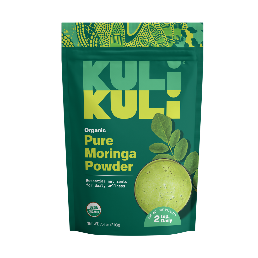 Organic Pure Moringa Powder - 7.4 oz Pouch – Kuli Kuli Foods