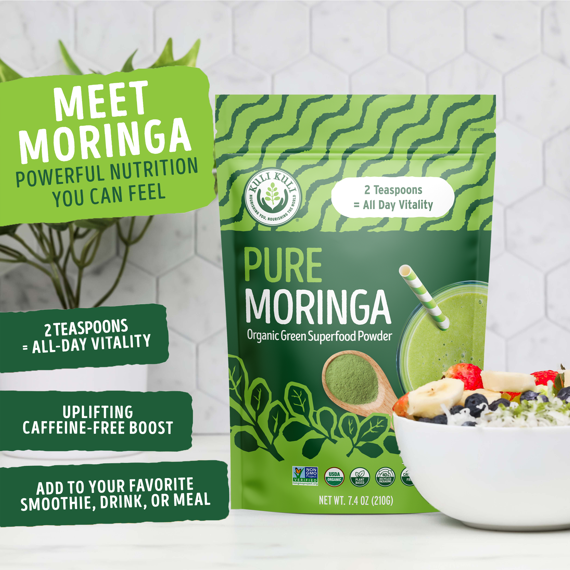 Organic Revitalizing Pure Moringa Powder