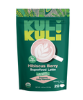 Hibiscus Berry Superfood Latte for Daily Digestion and Gut Health