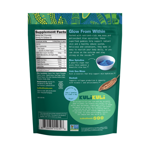 Sea Moss & Blue Spirulina Superfood Gummies