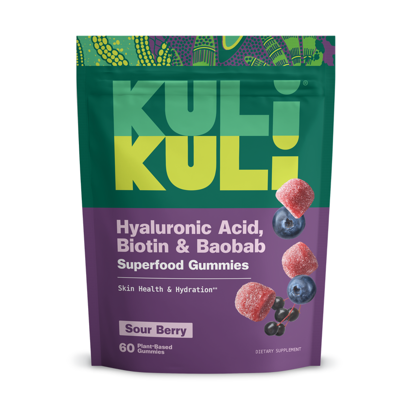 Kuli Kuli Superfood Gummies - Sour Berry Flavor