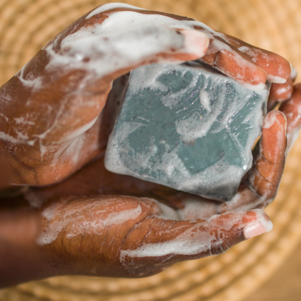 Moringa Oil and Activated Charcoal Soap Bar