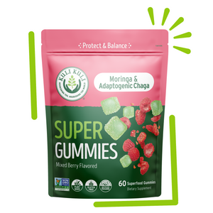 Moringa & Chaga Mushroom SuperGummies - Berry Flavor