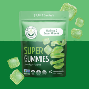 Moringa & Leafy Green SuperGummies - Green Apple Flavor
