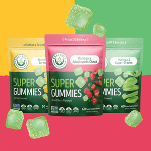 Moringa & Chaga Mushroom SuperGummies - Berry Flavor