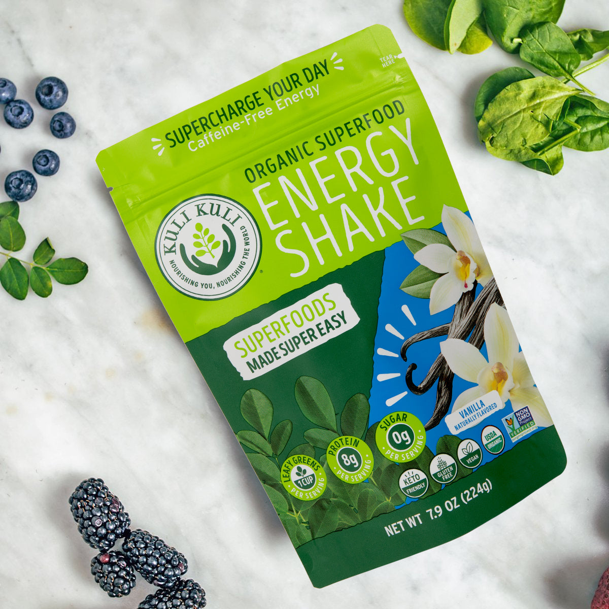 Organic Superfood Energy Shakes - Vanilla